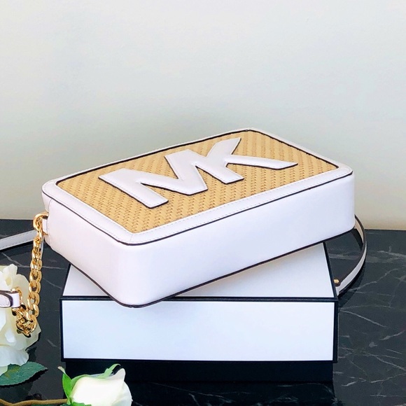 🌹Michael Kors Straw Python Capsule Crossbody🌹 - Picture 7 of 13